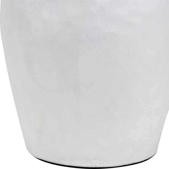 Eirene Textured Stoneware Table Lamp - Cinnamon Ikat