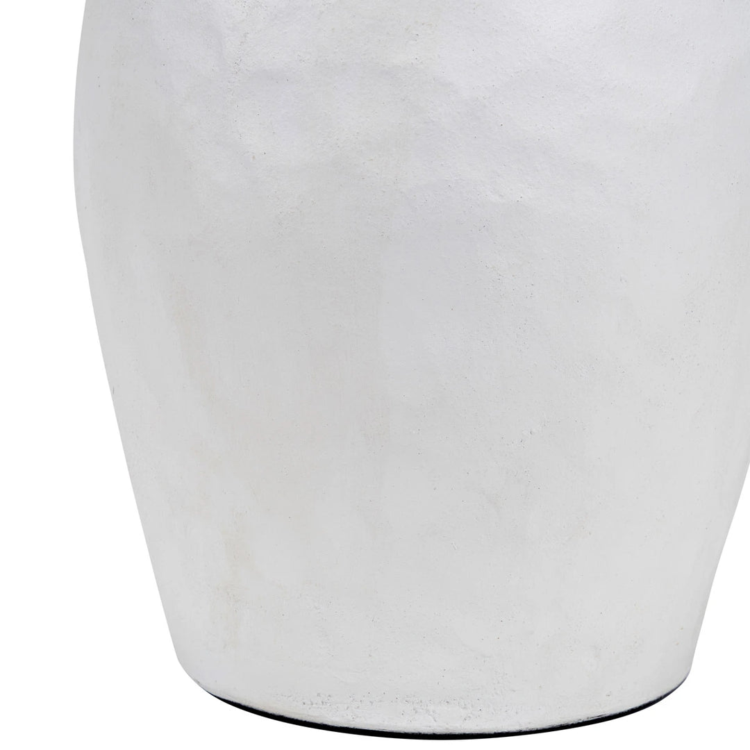 Eirene Textured Stoneware Table Lamp - Blue Ikat