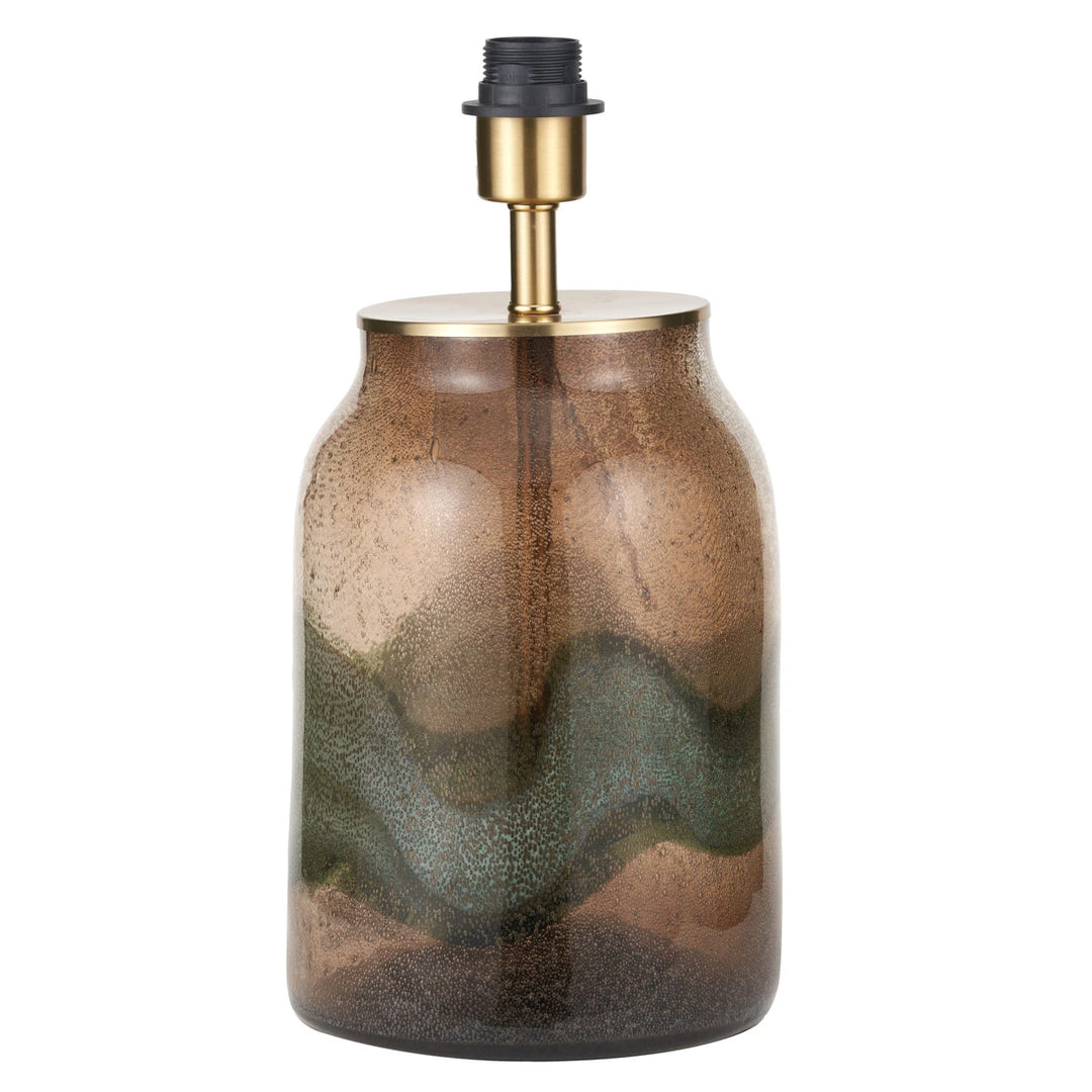 Valtellina Glass Table Lamp Base - Pistachio Green