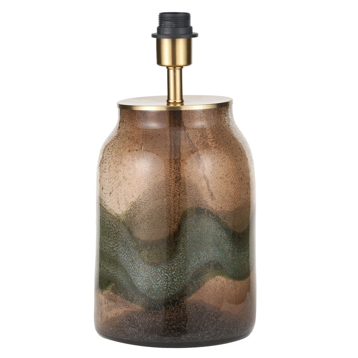 Valtellina Glass Table Lamp Base - Pistachio Green