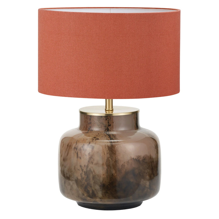 Cerdanya Glass Table Lamp - Tobacco