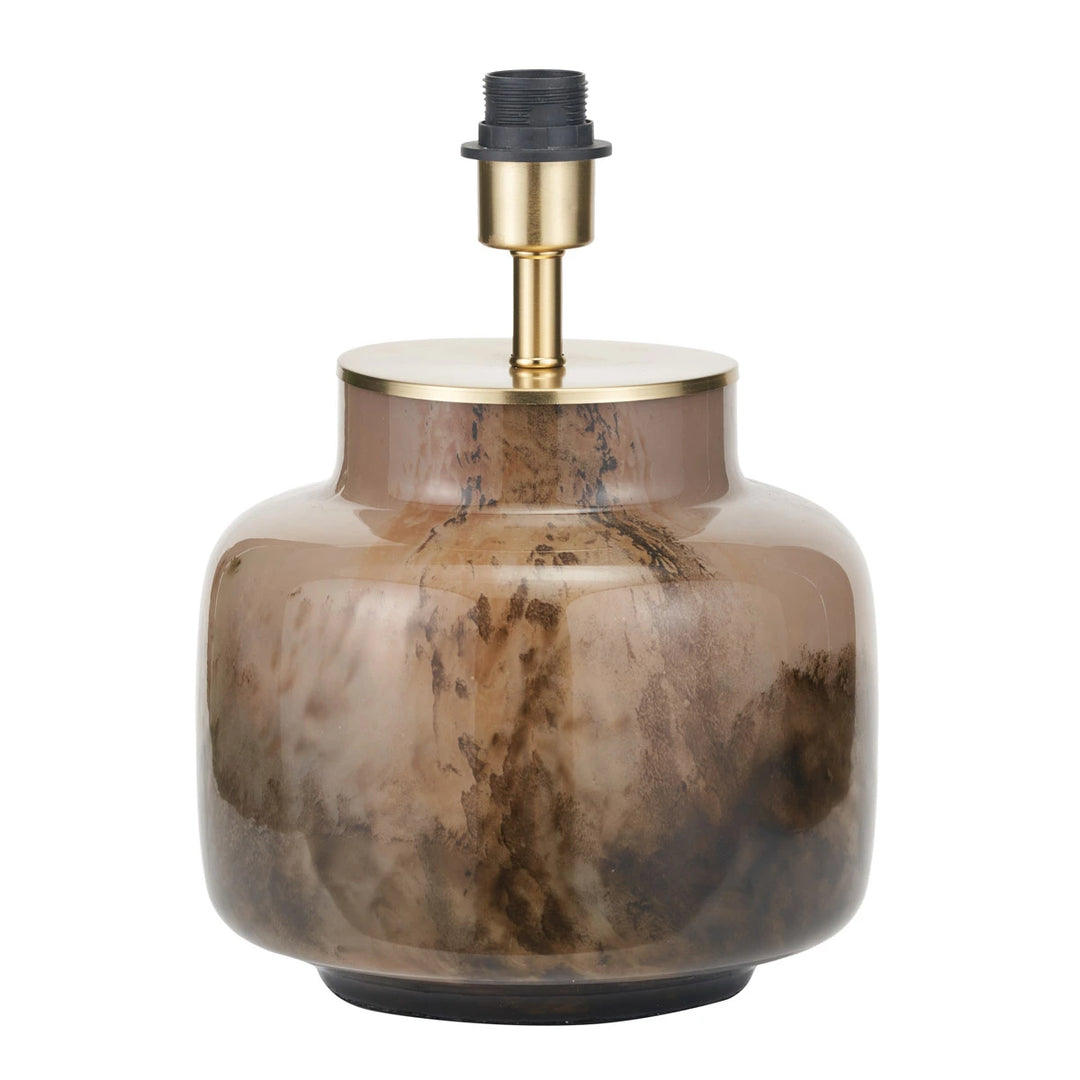 Cerdanya Glass Table Lamp - Tobacco