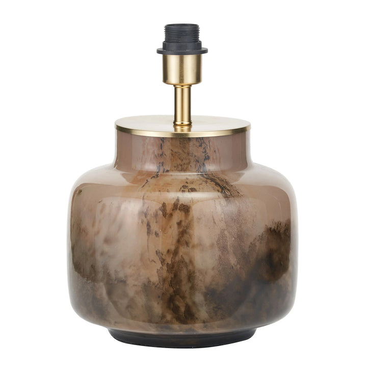 Cerdanya Glass Table Lamp - Tobacco