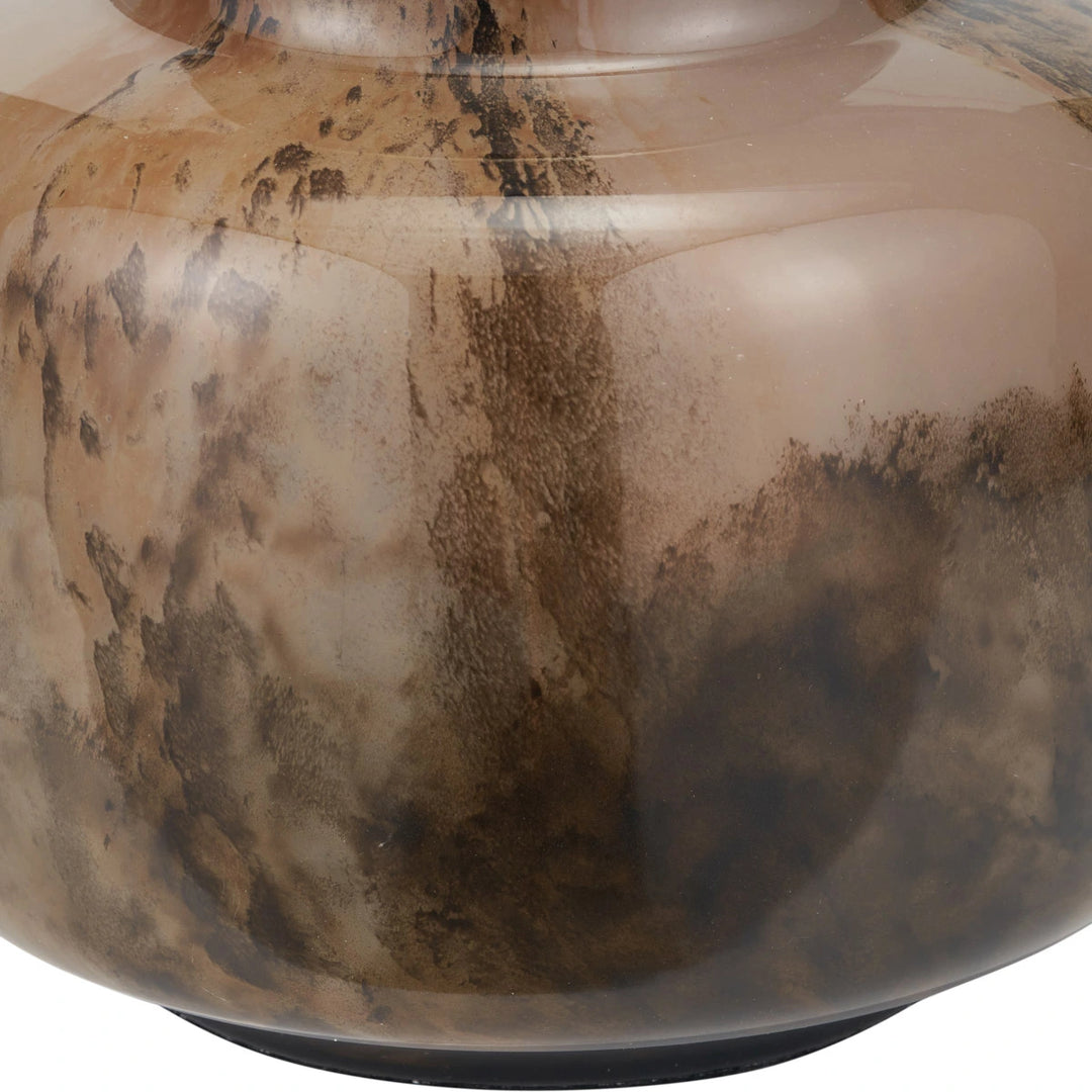 Cerdanya Glass Table Lamp - Tobacco