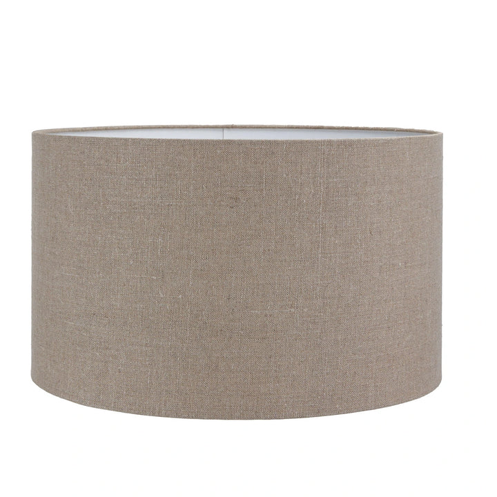 Inaya Natural Tapered Wood Table Lamp - Natural Linen