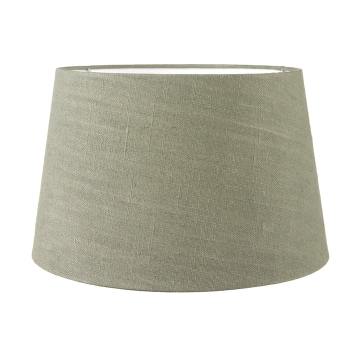 Esha Natural Conical Wood Table Lamp - Pistachio Green
