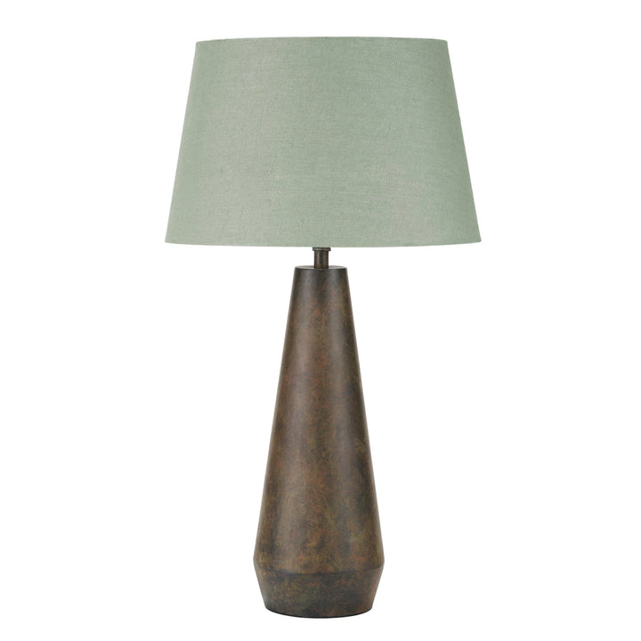 Arbor Verdi Gris Metal Conical Table Lamp - Pistachio Green