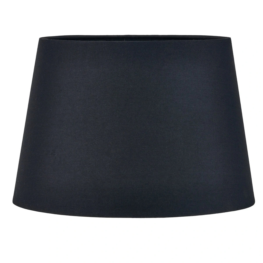 Asteri Feather Ceramic Urn Table Lamp -  Black