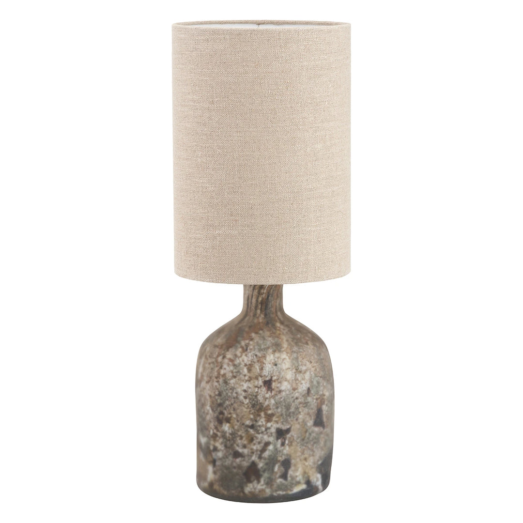 Palmino Organic Glass Bottle Table Lamp