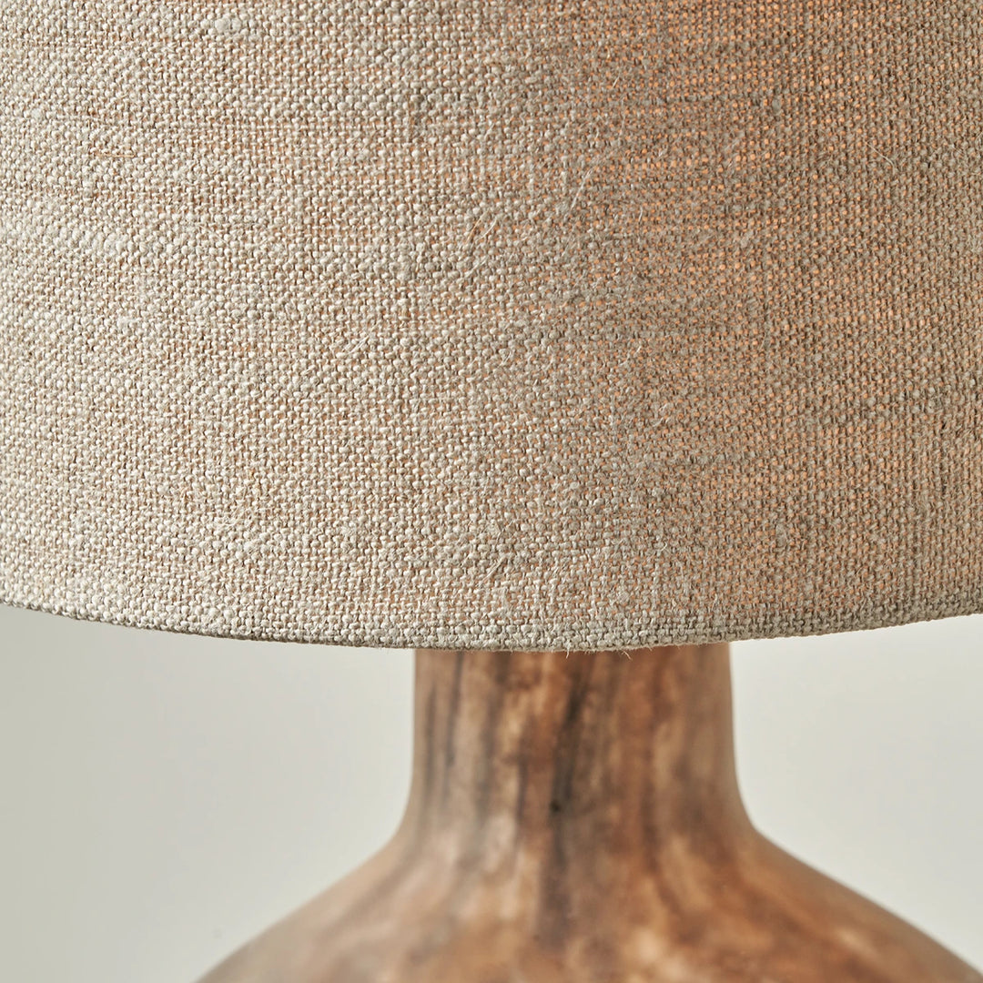 Palmino Organic Glass Bottle Table Lamp