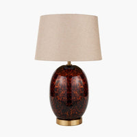 Olivia's Lucinda Tortoiseshell Glass Table Lamp