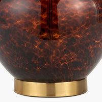 Olivia's Lucinda Tortoiseshell Glass Table Lamp