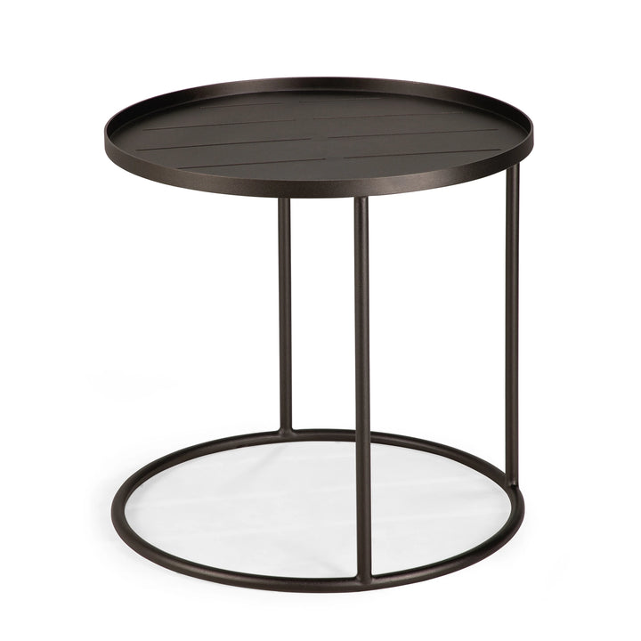 Outdoor Tray Side Table - Dark Bronze