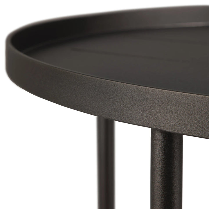 Outdoor Tray Side Table - Dark Bronze
