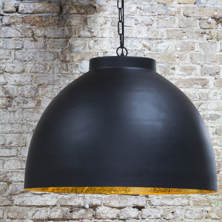 Kylie Pendant Light - Black & Gold Light & Living 2