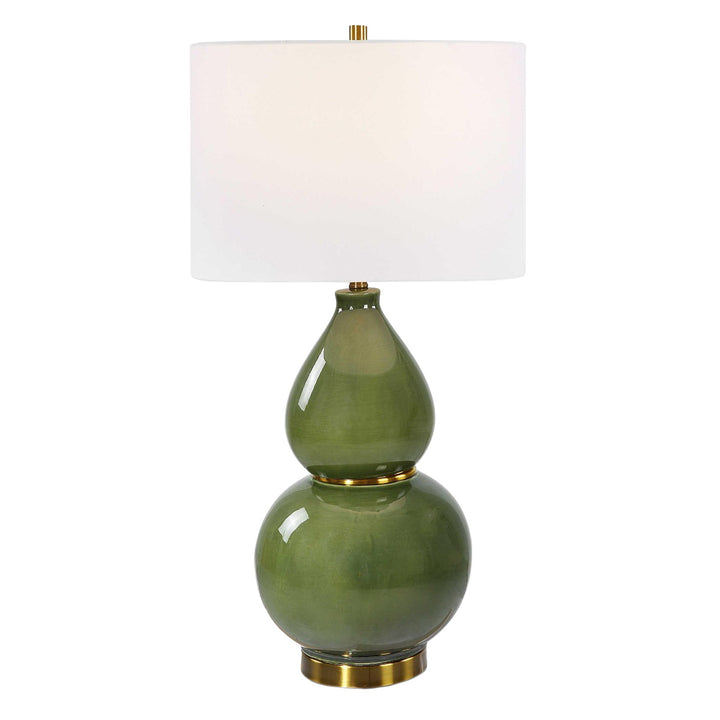 Gourd Table Lamp - Green