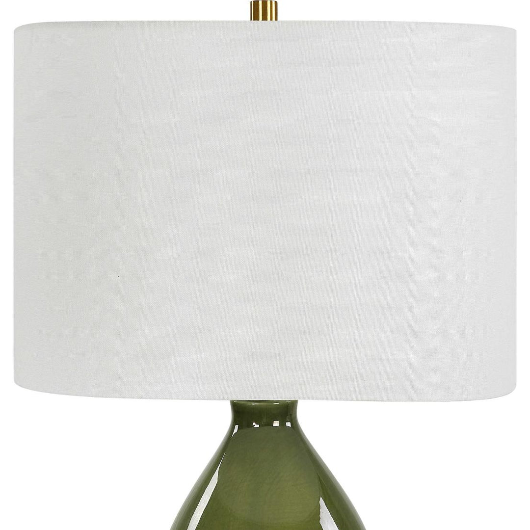Gourd Table Lamp - Green