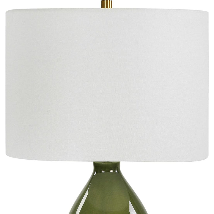 Gourd Table Lamp - Green