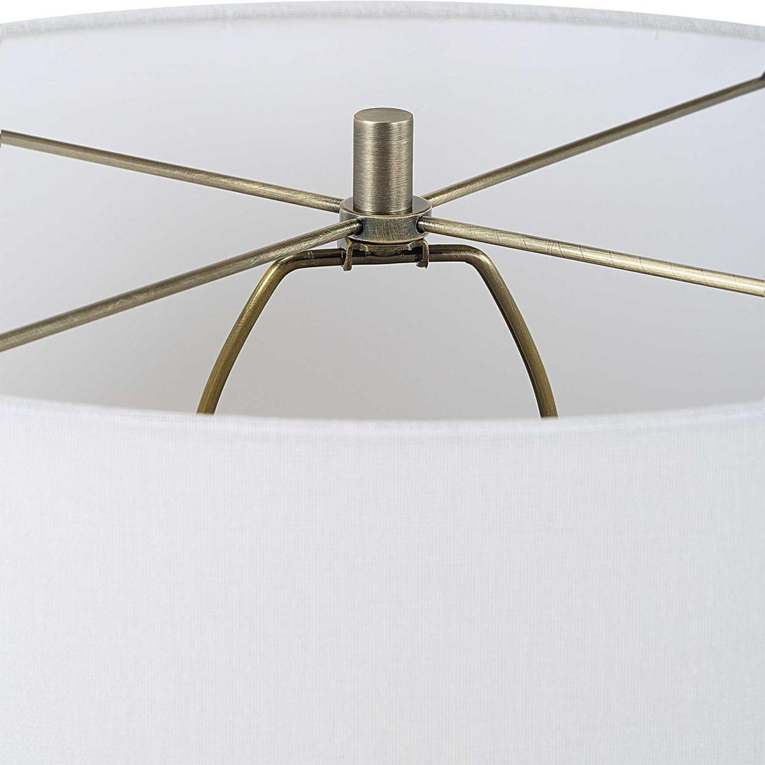 Pavlova Glossy White Table Lamp
