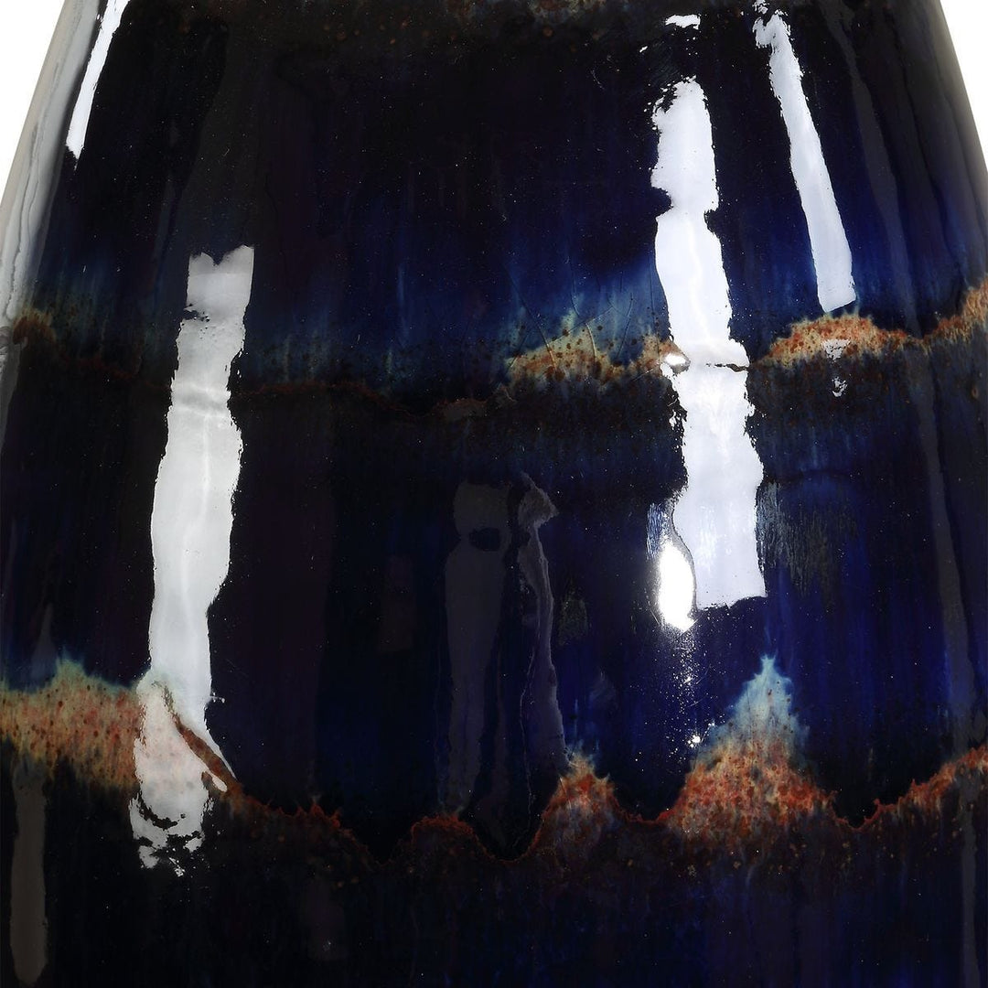 Orleans Blue Glaze Table Lamp