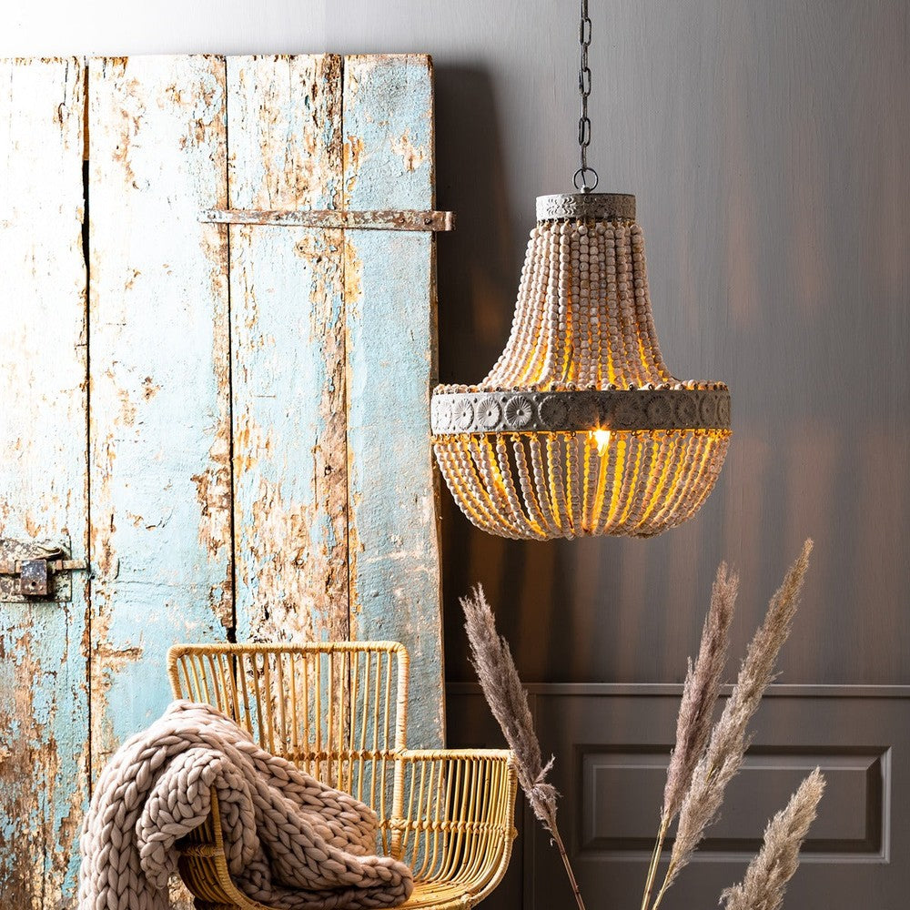 Luna Pendant Light - Old White Light & Living 9