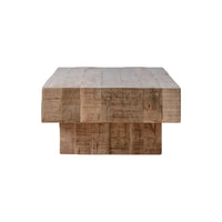 Gallery Interiors Iowa Wood Coffee Table