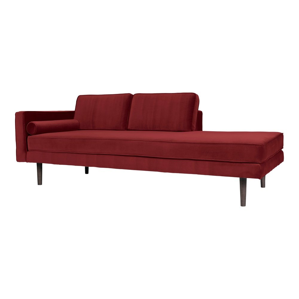 Broste Copenhagen Wind Chaise Longue Left Sided in Wild Ginger