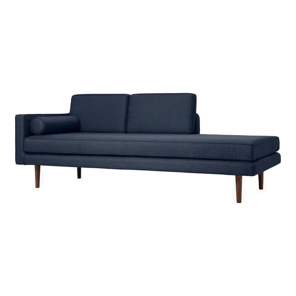 Broste Copenhagen Wind Chaise Longue Left Sided in Navy