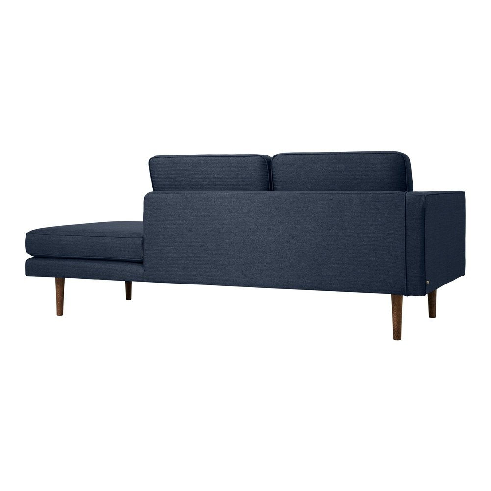 Broste Copenhagen Wind Chaise Longue Left Sided in Navy