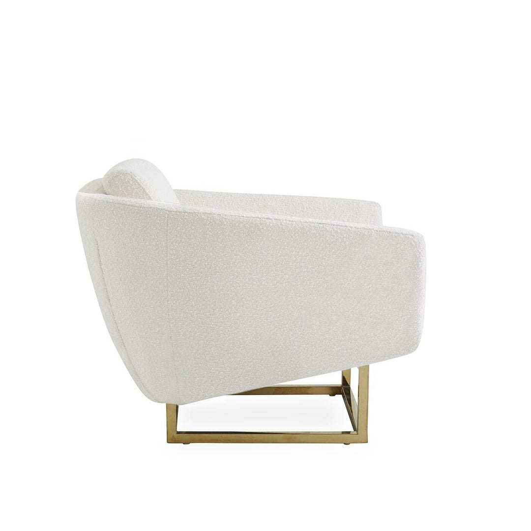 Beaumont Settee - Olympus Oatmeal Design Maven 5