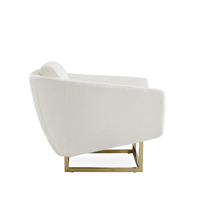 Beaumont Settee - Olympus Oatmeal Design Maven 5