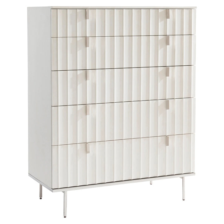 Modulum Tall Fluted Chest Of Drawers