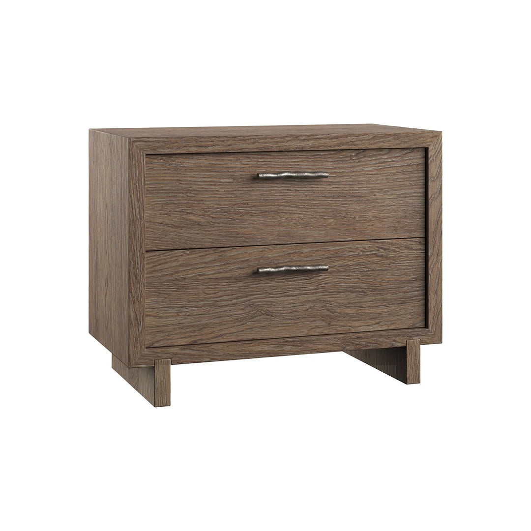 Casa Paros Wooden Wide Nightstand