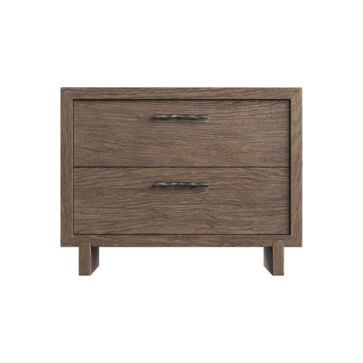 Casa Paros Wooden Wide Nightstand