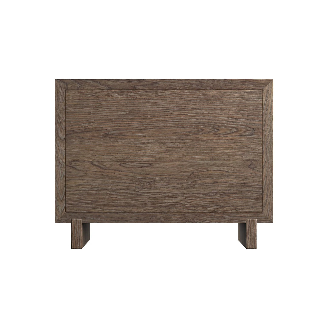 Casa Paros Wooden Wide Nightstand