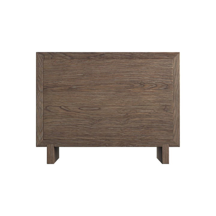 Casa Paros Wooden Wide Nightstand