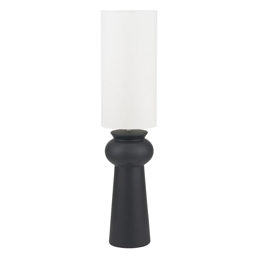 Sloane Contemporary Ceramic Floor Lamp - Black