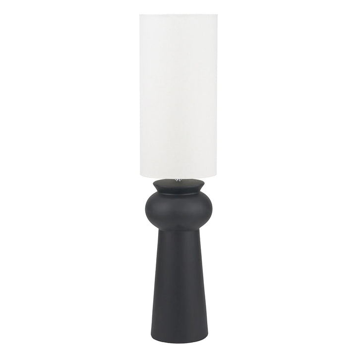 Sloane Contemporary Ceramic Floor Lamp - Black