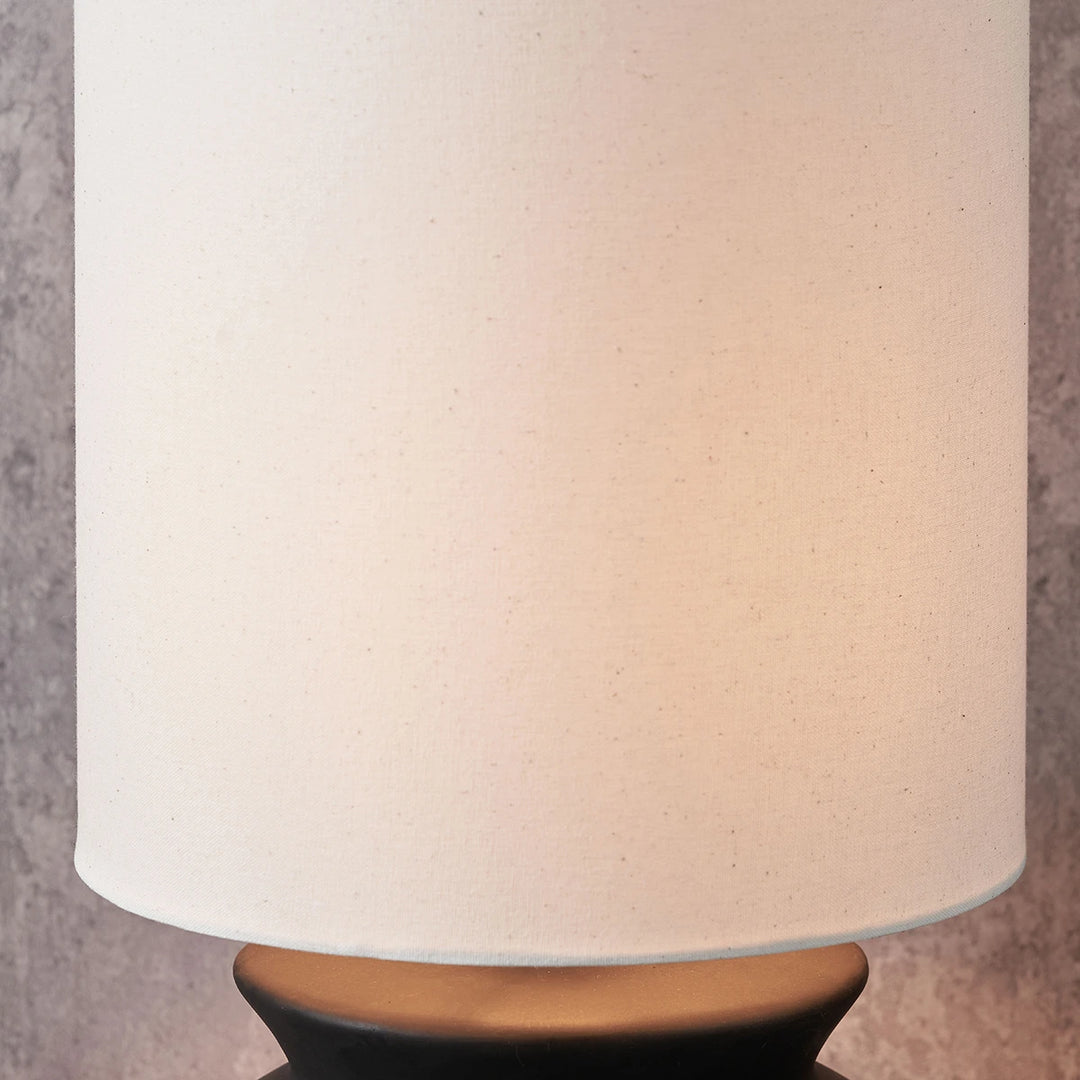 Sloane Contemporary Ceramic Floor Lamp - Black
