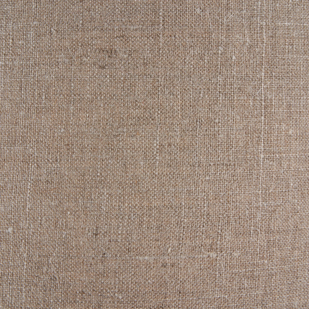 Esha Natural Conical Wood Floor Lamp - Natural Linen