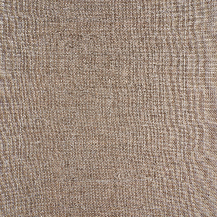 Esha Natural Conical Wood Floor Lamp - Natural Linen
