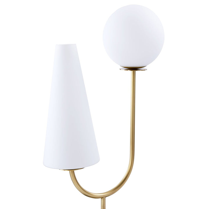 Paradiso Table Lamp - Brass & Black Marble Design Maven 5