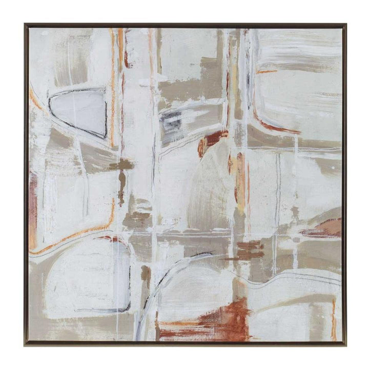 Neutral Nirvana Abstract Canvas Art