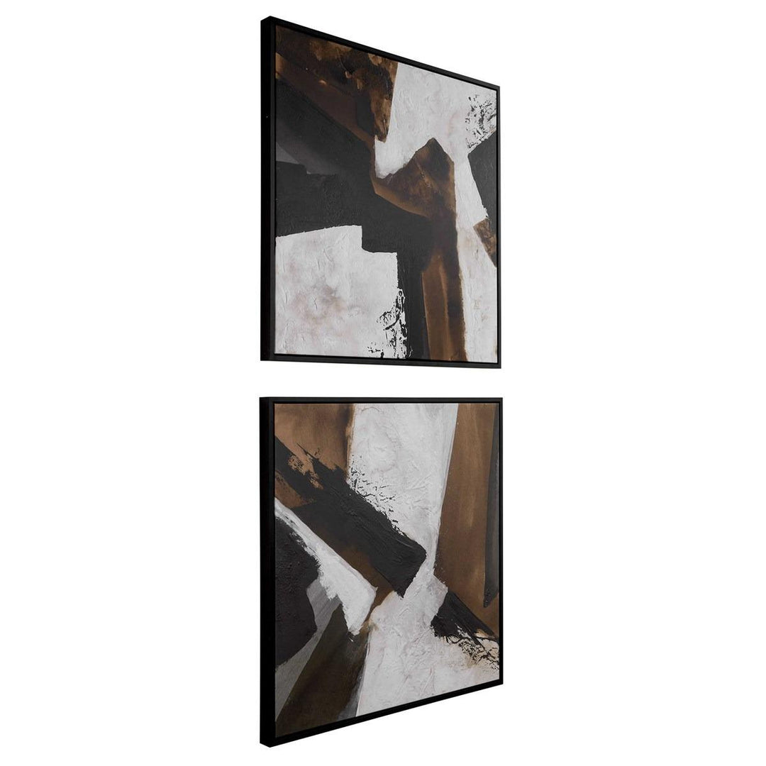 Tactile Inspiration Set of 2 Framed Abstract Art