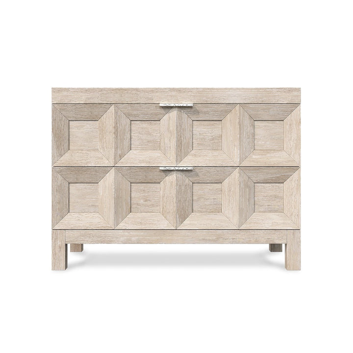 Prado Geometric 2 Drawer Nightstand