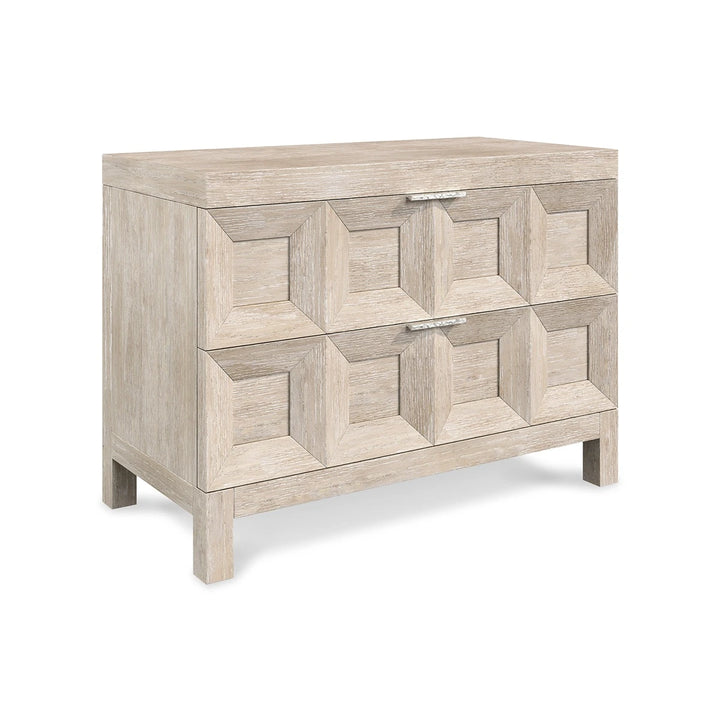 Prado Geometric 2 Drawer Nightstand