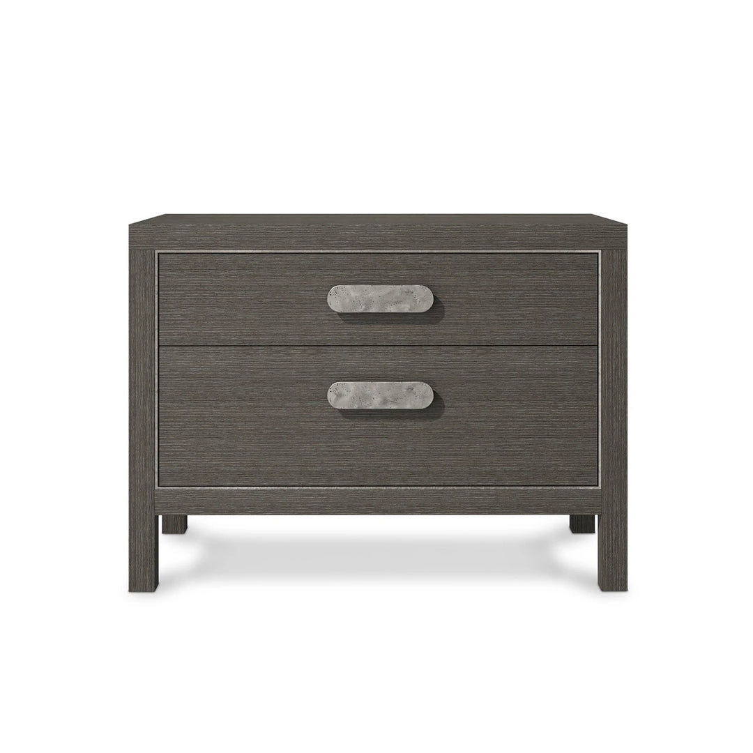 Prado 2 Drawer Wide Nightstand - Porcini
