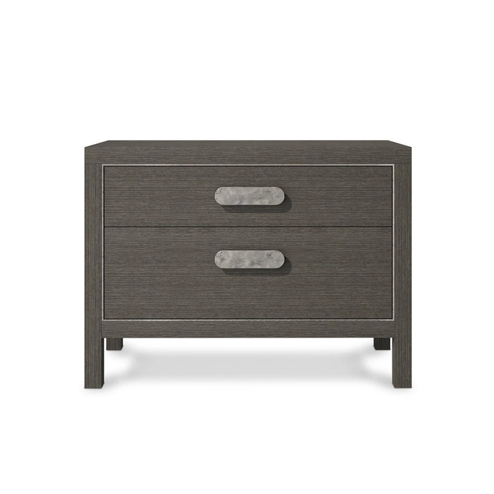 Prado 2 Drawer Wide Nightstand - Porcini