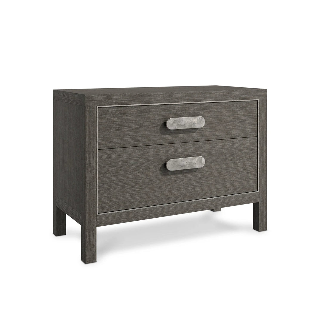 Prado 2 Drawer Wide Nightstand - Porcini