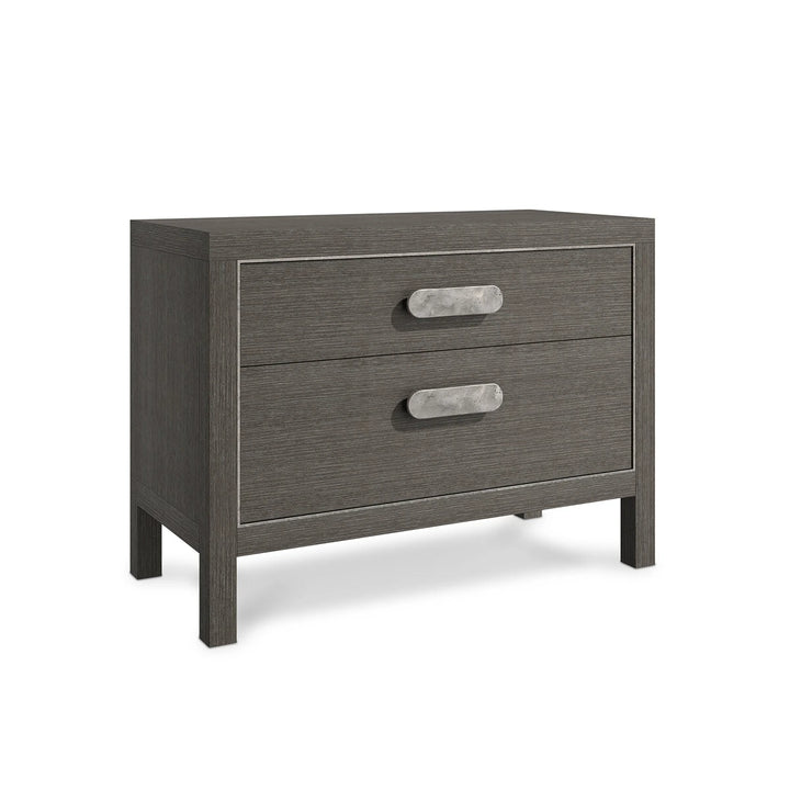Prado 2 Drawer Wide Nightstand - Porcini